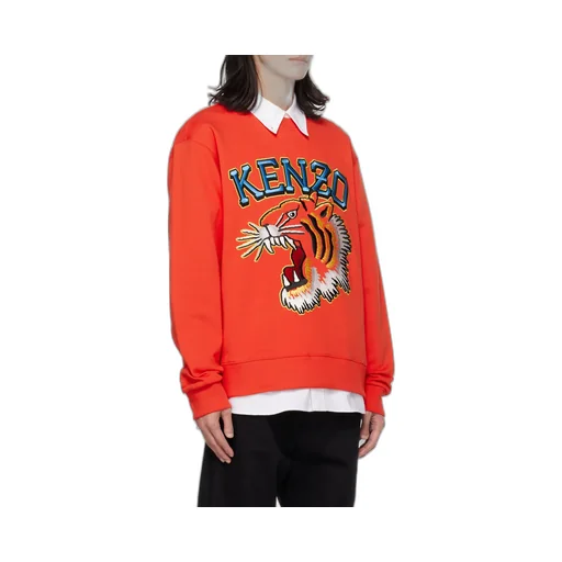 Logo Embroidered Crewneck Sweatshirt