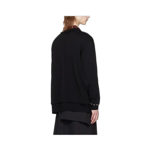 Decorative Sewing Knitted Pullover