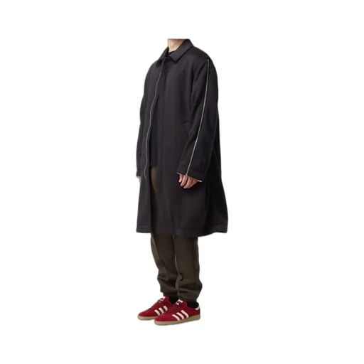 Zippered Sleeve Coat