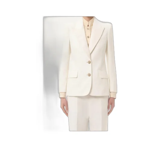 Diagonal Single-Breasted Jacket