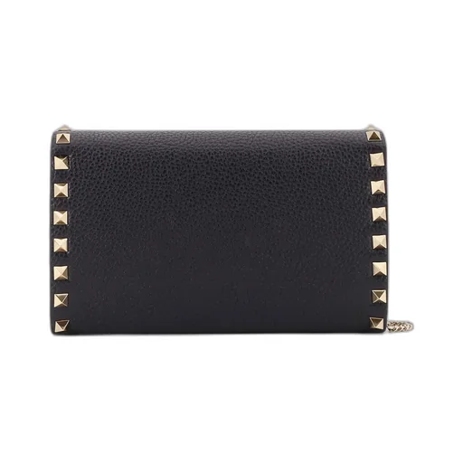 Rockstud Foldover Top Wallet