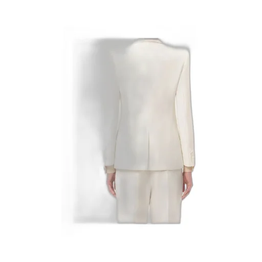 Diagonal Single-Breasted Jacket