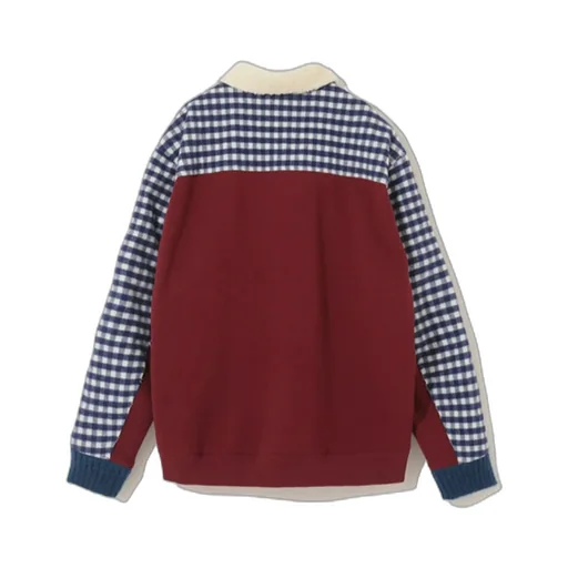 Stitching Detail Long-Sleeved Casual Jacket