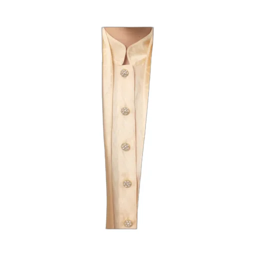 Diagonal Single-Breasted Jacket