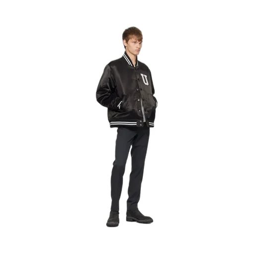 Pattern Printed Baseball Casual Jacket