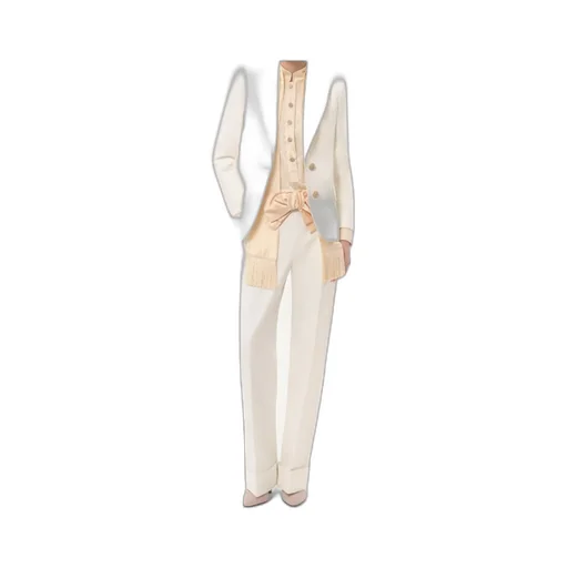 Diagonal Single-Breasted Jacket