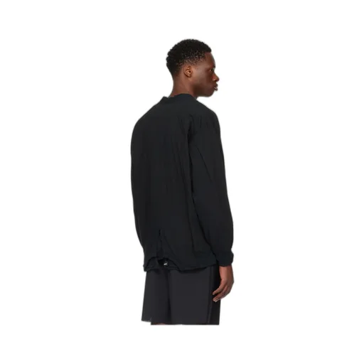 Y-Neck Button Cardigan