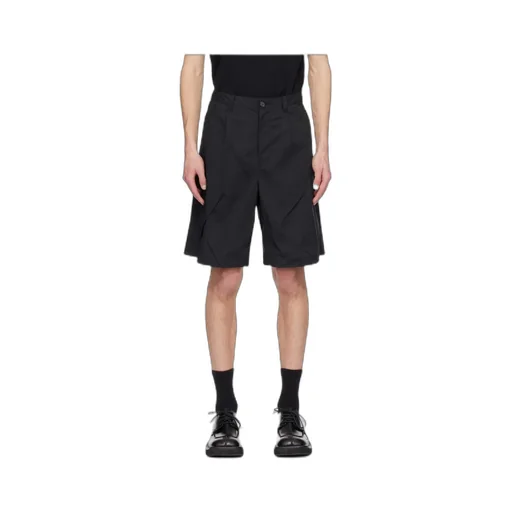 Dart-Detail Wide-Leg Shorts