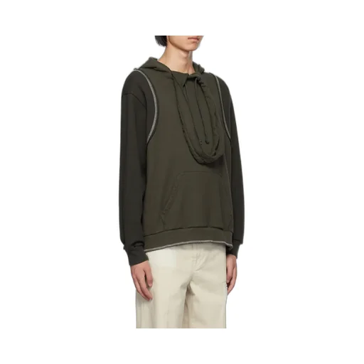 Hollow Hooded Sweater
