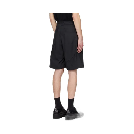 Dart-Detail Wide-Leg Shorts