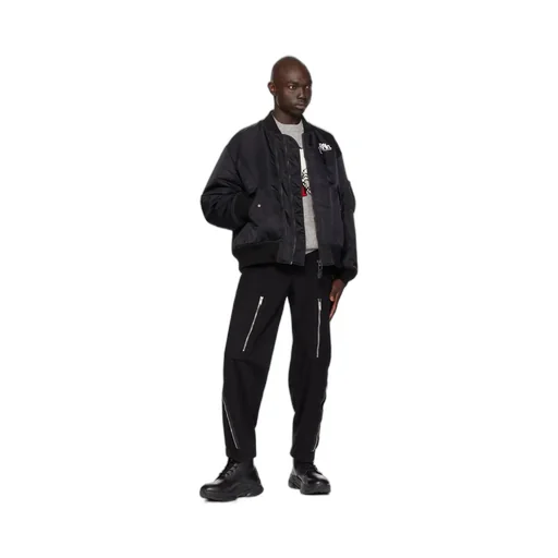 Double Zip Zipper Casual Jacket