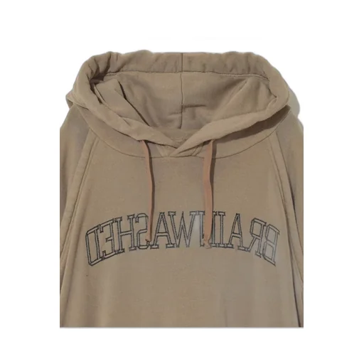 Logo Embroidered Hooded Sweater