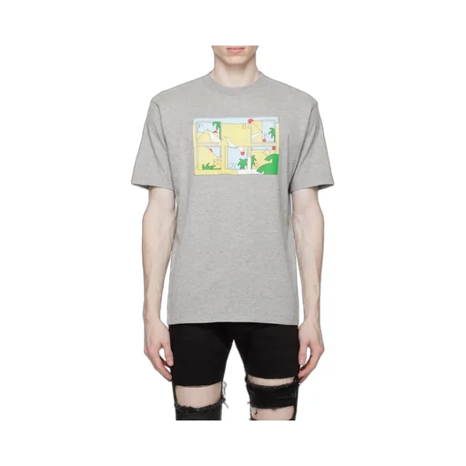 Printed Round-Necked T-Shirt