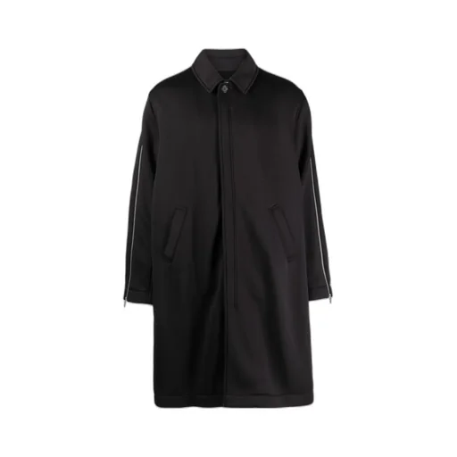 Zippered Sleeve Coat