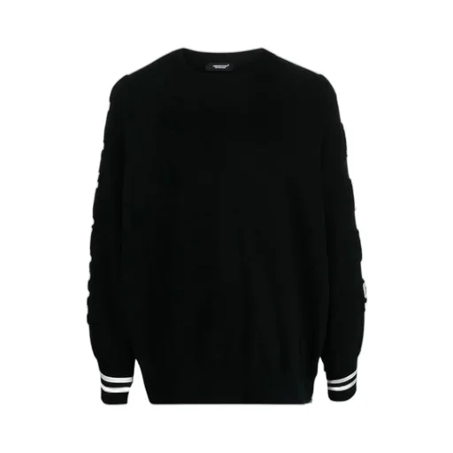 Decal Detail Long-Sleeved Hoodie
