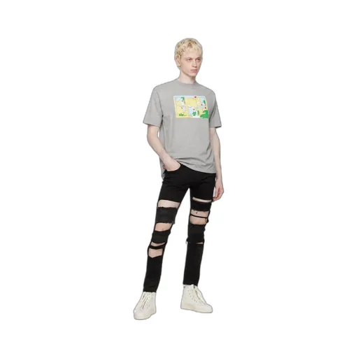 Printed Round-Necked T-Shirt