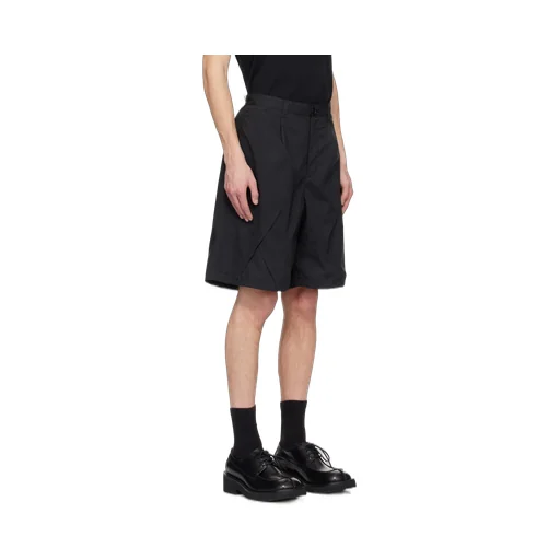 Dart-Detail Wide-Leg Shorts