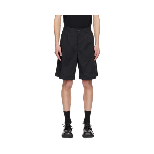 Dart-Detail Wide-Leg Shorts