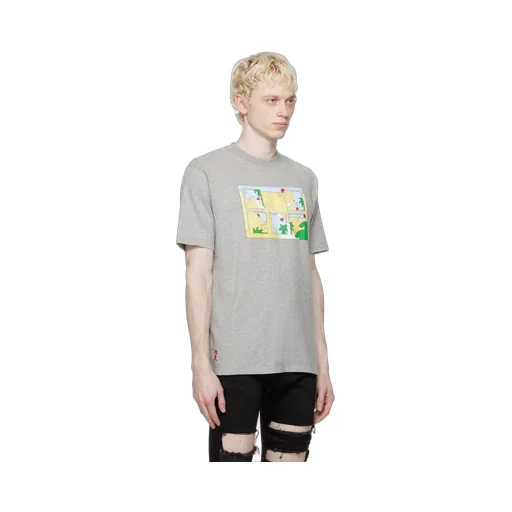 Printed Round-Necked T-Shirt