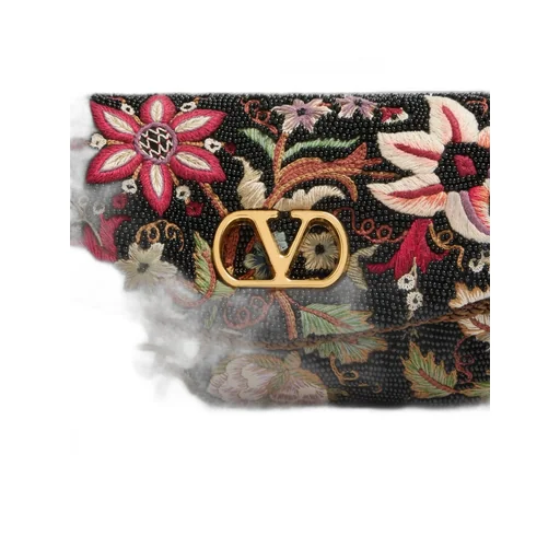 Devain Embroidered Small Shoulder Bag