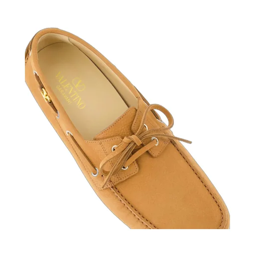 Vlogo Plaque Slip-On Driver Loafers