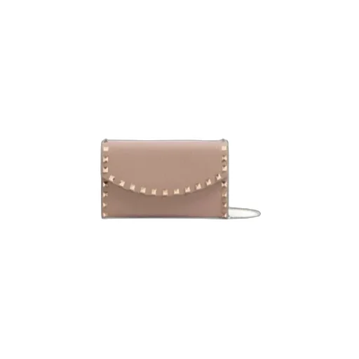 Rockstud Foldover Top Wallet