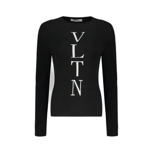 Intarsia-Knit Logo Jumper