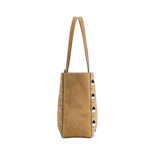 Large NellcÔTe Suede Shopping Bag