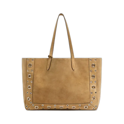 Large NellcÔTe Suede Shopping Bag