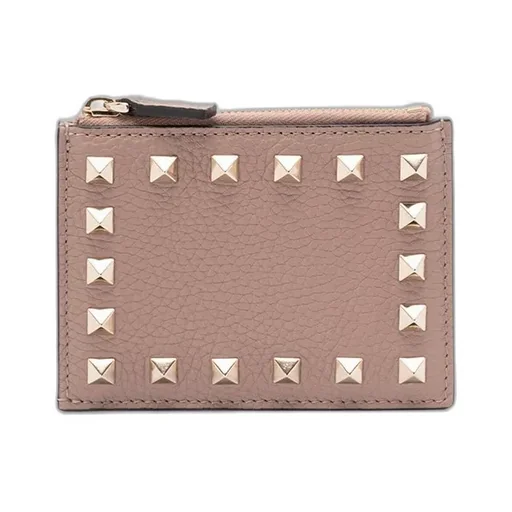 Garavani Rockstud Zip-Up Wallet