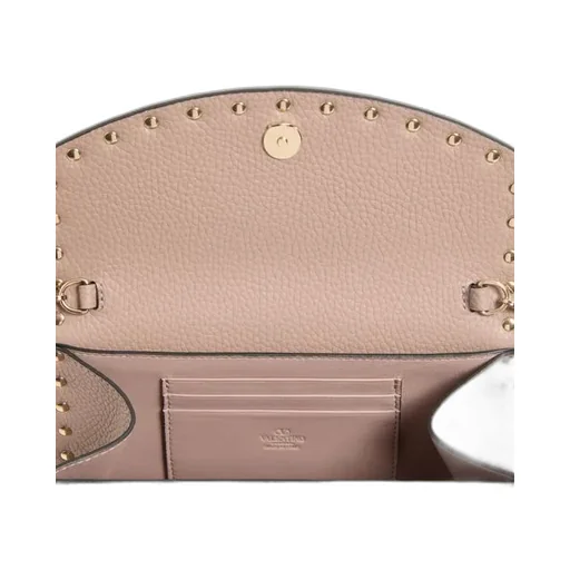 Rockstud Foldover Top Wallet