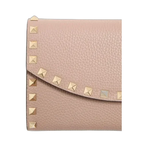 Rockstud Foldover Top Wallet