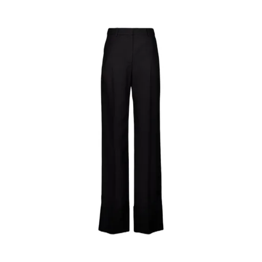 Turn-Up Hem Tailored Trousers