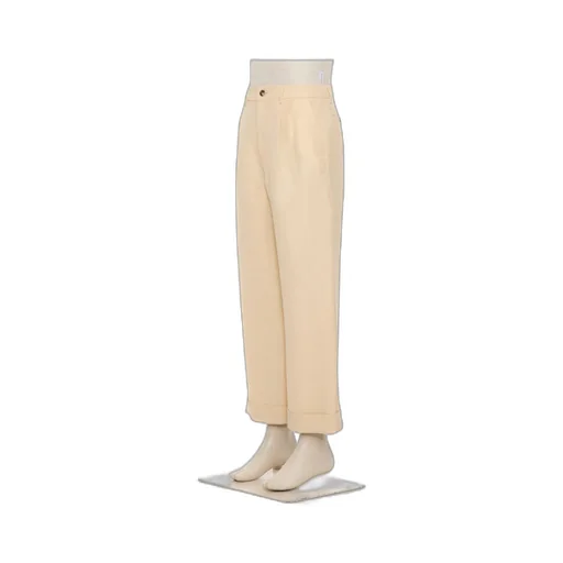 Pleat Detailed Straight Leg Pants