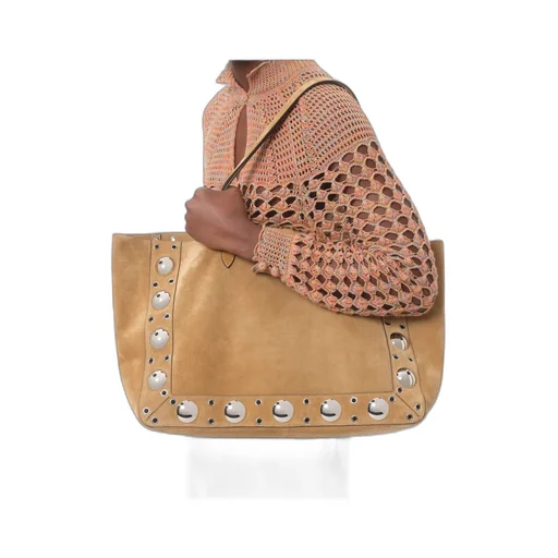 Large NellcÔTe Suede Shopping Bag