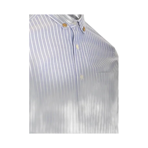 Striped Button-Up Shirt