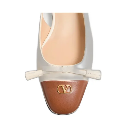 Valet Du Roi Bow Detailed Ballet Flats