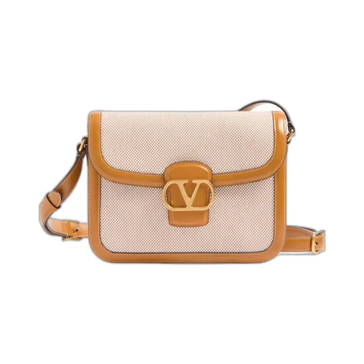Vlogo Signature Foldover Top Shoulder Bag