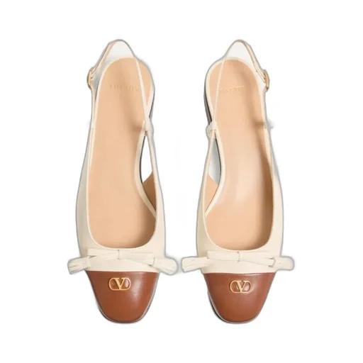 Valet Du Roi Bow Detailed Ballet Flats