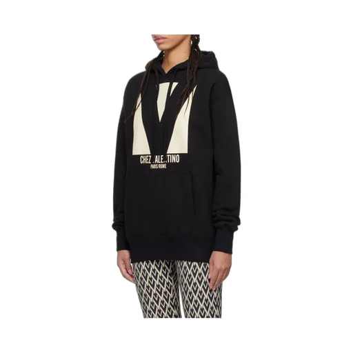 Chez Valentino Oversized Drawstring Hoodie