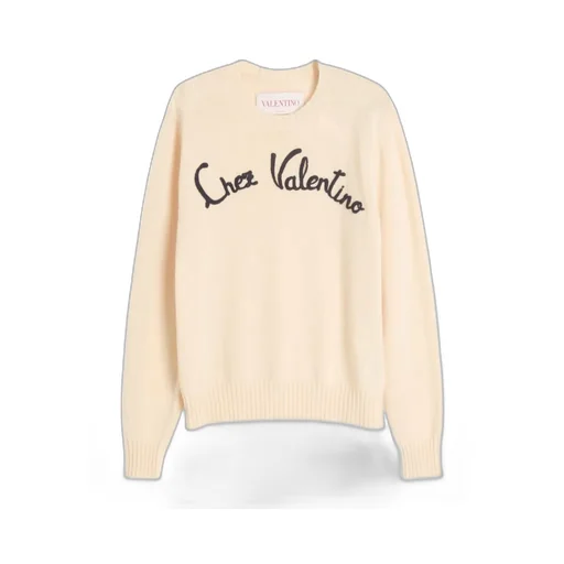 Chez Valentino Embroidered Crewneck Jumper