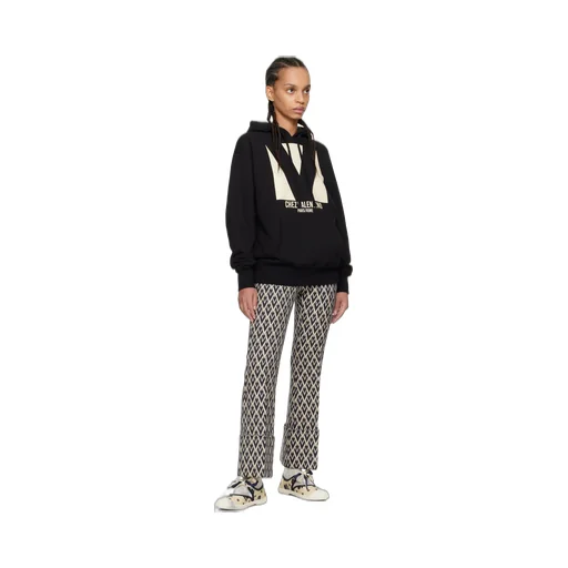 Chez Valentino Oversized Drawstring Hoodie