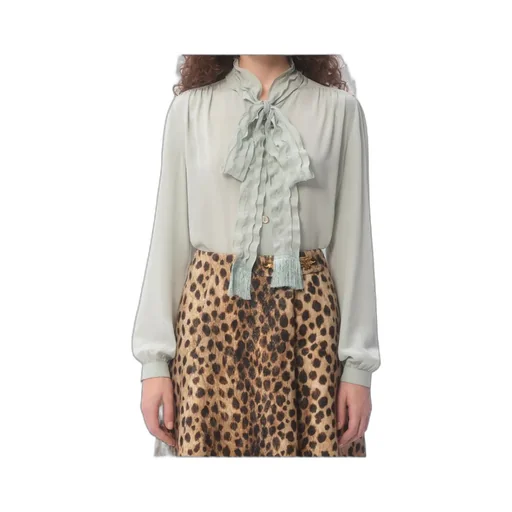 Ruffled Straight Hem Shirt