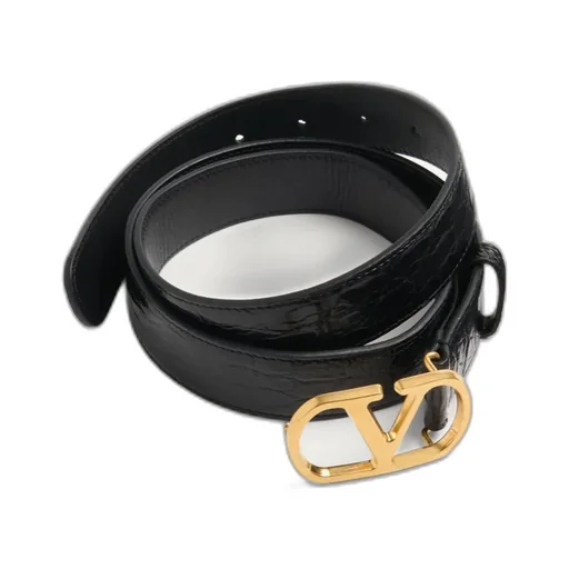 Vlogo Signature Buckled Belt