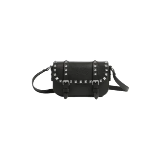 Rockstud Foldover Top Phone Bag