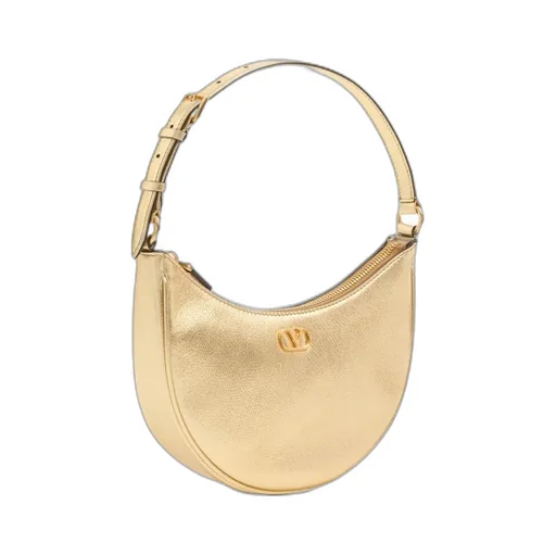 Vlogo Signature Zip-Up Mini Hobo Bag