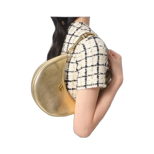 Vlogo Signature Zip-Up Mini Hobo Bag