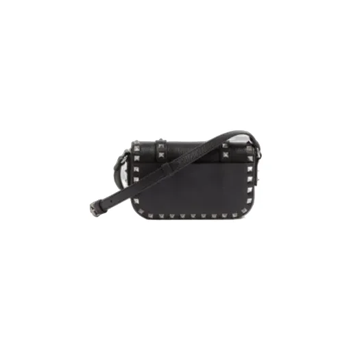 Rockstud Foldover Top Phone Bag