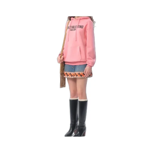 Logo Printed Drawstring Hoodie