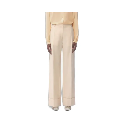 Diagonal Dry Wool Trousers